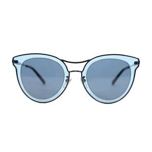 MCM Cat Eye Metal Womens Sunglasses - Shiny Black/Blue - NWT